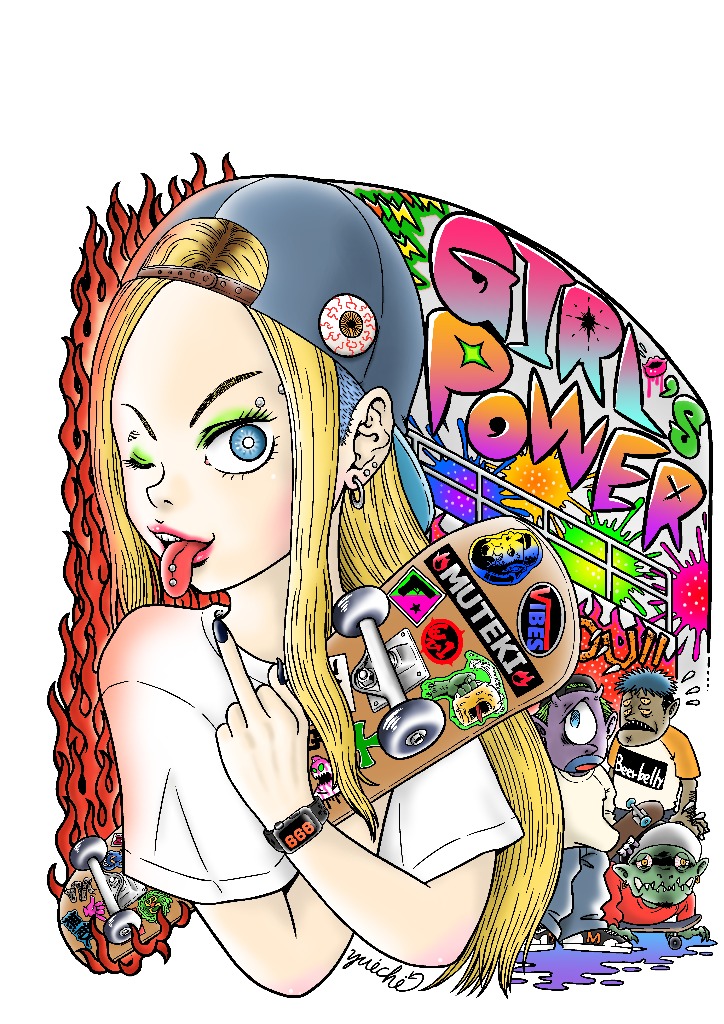 MUTEKI SKATE GIRL